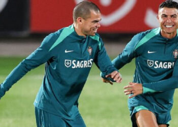 CRISTIANO RONALDO Y PEPE LISTOS PARA LA EUROCOPA DE ALEMANIA