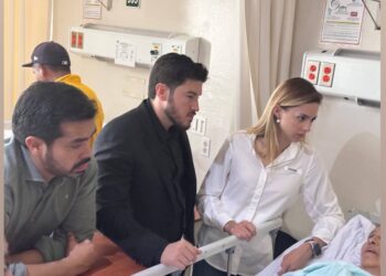 VISITA SAMUEL A LESIONADOS POR ACCIDENTE EN SAN PEDRO