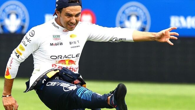 CHECO PÉREZ ANOTA GOL A LO PANENKA CONTRA VERSTAPPEN 1 CHECO PÉREZ ANOTA GOL A LO PANENKA CONTRA VERSTAPPEN