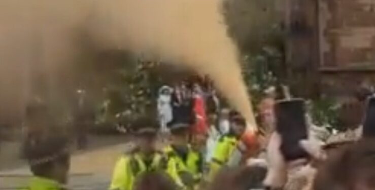 INTERRUPCIÓN DE BODA DEL DUQUE DE WESTMINSTER POR ACTIVISTAS CLIMÁTICOS