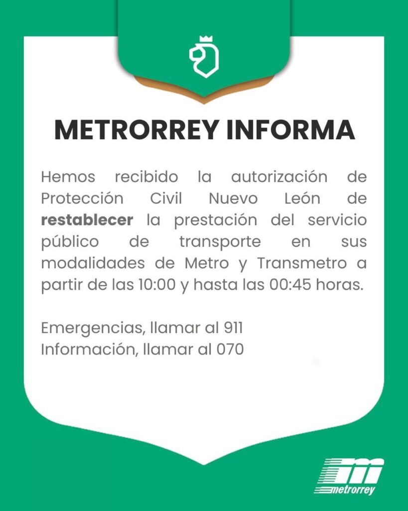 Cortesía Metrorrey 