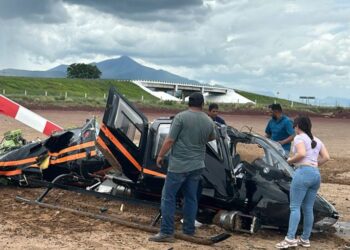 CAPTAN CAÍDA DE HELICÓPTERO EN JALISCO