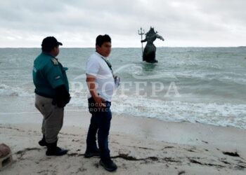 CASTIGA PROFEPA ¡A POSEIDÓN! CLAUSURAN SU ESTATUA