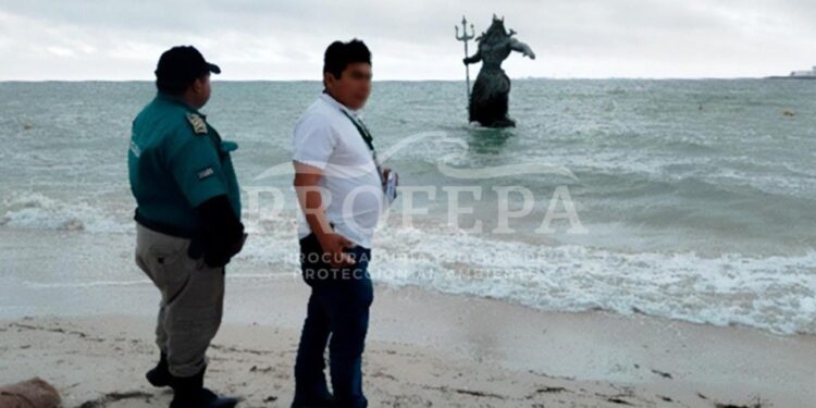 CASTIGA PROFEPA ¡A POSEIDÓN! CLAUSURAN SU ESTATUA 1 CASTIGA PROFEPA ¡A POSEIDÓN! CLAUSURAN SU ESTATUA