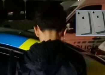 DETIENEN A MENOR POR ROBAR CELULARES