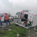 CHOQUE DE AMBULANCIA DEL ISSSTE EN TAMAULIPAS DEJA UN MUERTO