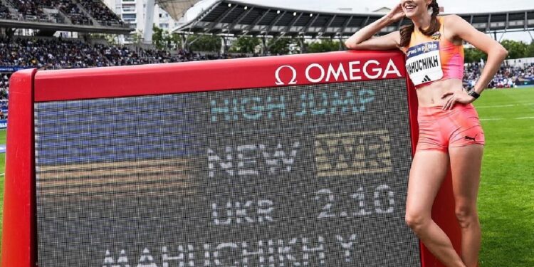 HISTÓRICO SALTO DE YAROSLAVA MAHUCHIKH: NUEVO RÉCORD MUNDIAL EN SALTO DE ALTURA 1 HISTÓRICO SALTO DE YAROSLAVA MAHUCHIKH: NUEVO RÉCORD MUNDIAL EN SALTO DE ALTURA