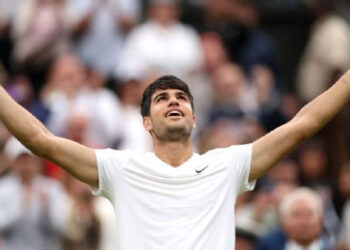CARLOS ALCARAZ SIGUE ROMPIENDO MARCAS HISTÓRICAS EN WIMBLEDON