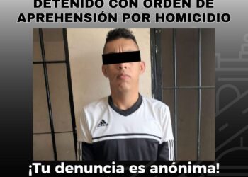 DETIENE POLICÍA DE SALINAS A HOMBRE ACUSADO DE HOMICIDIO