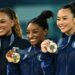 SIMONE BILES Y REBECA ANDRADE SE LLEVAN EL ORO Y LA PLATA