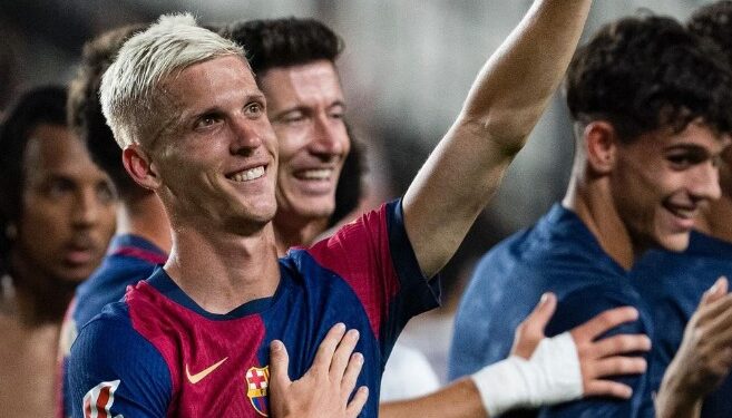 DEBUT GOLERO DE DANI OLMO EN BARCELONA 1 DEBUT GOLERO DE DANI OLMO EN BARCELONA