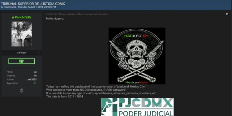 GRUPO DE HACKERS MEXICAN MAFIA ATACA SISTEMAS DEL TSJCDMX 1 GRUPO DE HACKERS MEXICAN MAFIA ATACA SISTEMAS DEL TSJCDMX