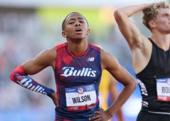 QUINCY WILSON, A PUNTO DE HACER HISTORIA EN RELEVO 4X400
