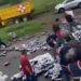 TRÁILER VOLCADO Y RAPIÑA BLOQUEAN VÍA A MONCLOVA 7 TRÁILER VOLCADO Y RAPIÑA BLOQUEAN VÍA A MONCLOVA