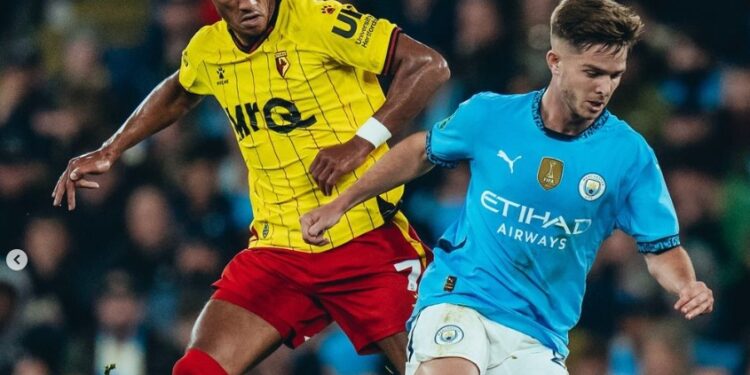 MANCHESTER CITY AVANZA EN LA CARABAO CUP