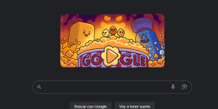 GOOGLE CELEBRA EL DÍA DE LAS PALOMITAS CON UN DOODLE INTERACTIVO 1 GOOGLE CELEBRA EL DÍA DE LAS PALOMITAS CON UN DOODLE INTERACTIVO