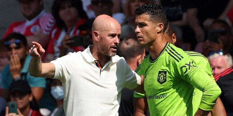 TEN HAG RESPONDE A CRISTIANO RONALDO SOBRE SU COMENTARIO