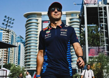 CHECO PÉREZ LISTO PARA EL GP DE AZERBAIYÁN
