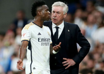 ANCELOTTI ELOGIA EL CRECIMIENTO DE VINICIUS EN EL REAL MADRID
