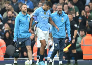 RODRI SUFRE LESIÓN QUE LO DEJA FUERA DE LA TEMPORADA DEL MANCHESTER CITY