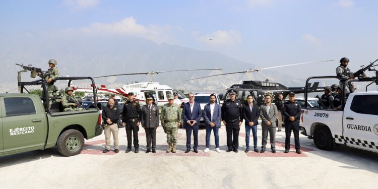 REFUERZAN SAN PEDRO Y ESTADO SEGURIDAD CON HELICÓPTERO Y DRONES 1 REFUERZAN SAN PEDRO Y ESTADO SEGURIDAD CON HELICÓPTERO Y DRONES