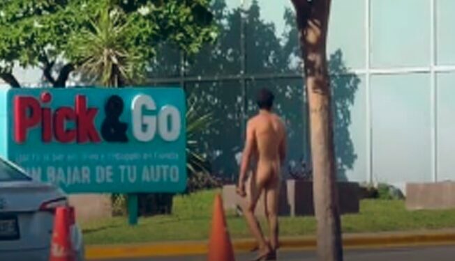 CAPTAN A HOMBRE DESNUDO CAMINANDO EN SAN PEDRO 1 CAPTAN A HOMBRE DESNUDO CAMINANDO EN SAN PEDRO