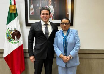 SE REÚNE SAMUEL GARCÍA CON SECRETARIA DE GOBERNACIÓN