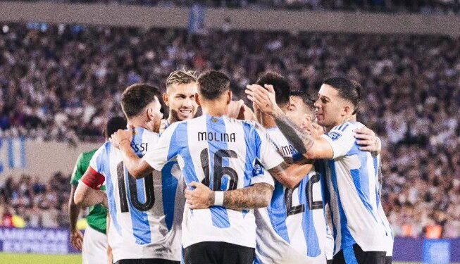 MESSI BRILLA EN GOLEADA DE ARGENTINA ANTE BOLIVIA 1 MESSI BRILLA EN GOLEADA DE ARGENTINA ANTE BOLIVIA