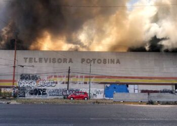 INCENDIO EN LAS INSTALACIONES ABANDONADAS DEL EXTINTO CANAL 13