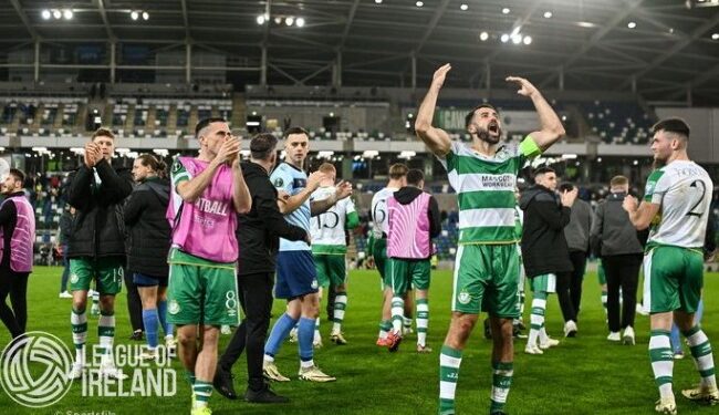 SHAMROCK ROVERS DERROTA AL LARNE EN LA LIGA CONFERENCIA 1 SHAMROCK ROVERS DERROTA AL LARNE EN LA LIGA CONFERENCIA