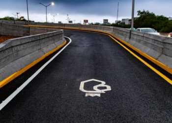 INAUGURA SAMUEL NUEVA GAZA DEL PUENTE AZTECA