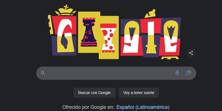 GOOGLE CELEBRA EL AJEDREZ CON UN DOODLE