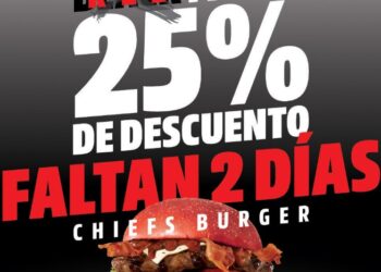 DESCUENTO DEL BLACK FRIDAY EN LA CHIEFS BURGER DE CARL’S JR.