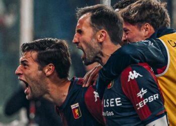 GENOA EMPATA CONTRA COMO 1907 CON GOL DE ÚLTIMO MINUTO