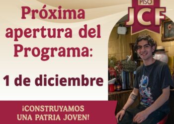 INICIA REGISTRO DE JÓVENES CONSTRUYENDO EL FUTURO EL 1 DE DICIEMBRE