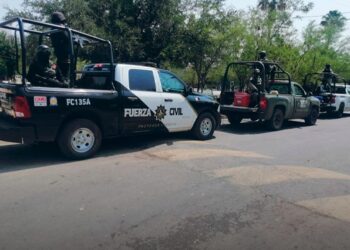 DETIENE FUERZA CIVIL A 4 DE GRUPO CRIMINAL CON ARMAS Y DROGA