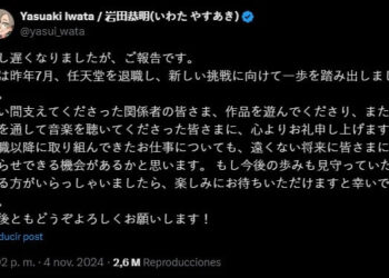 COMPOSITOR DE ZELDA: BREATH OF THE WILD Y OTROS EXITOS DE SWITCH DEJA NINTENDO