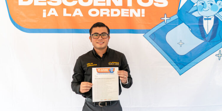 LANZA FÉLIX ARRATIA CAMPAÑA CON DESCUENTOS DE HASTA EL 70% EN EL PREDIAL; DESCARTA JUÁREZ AUMENTAR IMPUESTOS DURANTE 3 AÑOS 1 LANZA FÉLIX ARRATIA CAMPAÑA CON DESCUENTOS DE HASTA EL 70% EN EL PREDIAL; DESCARTA JUÁREZ AUMENTAR IMPUESTOS DURANTE 3 AÑOS