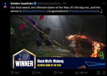 BLACK MYTH: WUKONG GANA EL GOTY EN LOS GOLDEN JOYSTICKS 2024