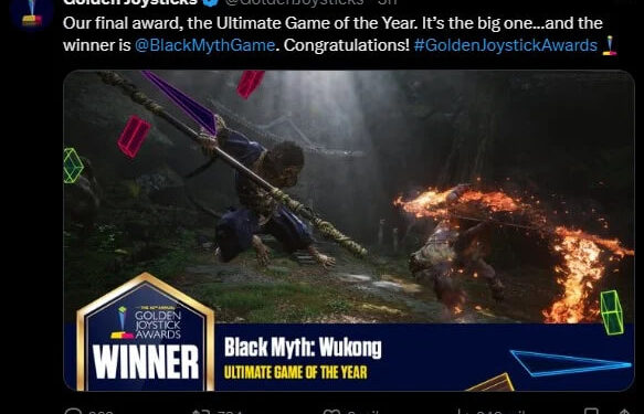 BLACK MYTH: WUKONG GANA EL GOTY EN LOS GOLDEN JOYSTICKS 2024 1 BLACK MYTH: WUKONG GANA EL GOTY EN LOS GOLDEN JOYSTICKS 2024