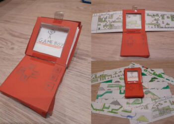 JUGADOR ENCUENTRA SU GBA SP HECHO DE PAPEL Y CONMUEVE A LA COMUNIDAD