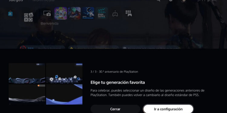 PLAYSTATION CELEBRA SU 30.º ANIVERSARIO CON UN TOQUE NOSTÁLGICO EN PS5