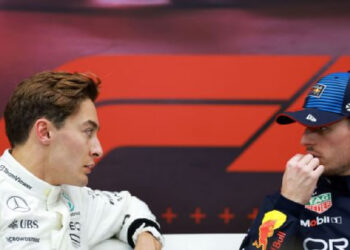 TENSIÓN EN LA F1: MAX VERSTAPPEN Y GEORGE RUSSELL CRUZAN DECLARACIONES