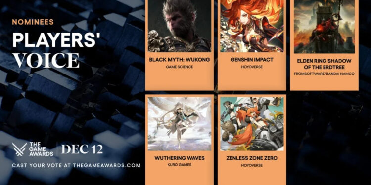 THE GAME AWARDS 2024: NOMINADOS Y VOTACIÓN PARA EL PREMIO DE LA COMUNIDAD 1 THE GAME AWARDS 2024: NOMINADOS Y VOTACIÓN PARA EL PREMIO DE LA COMUNIDAD