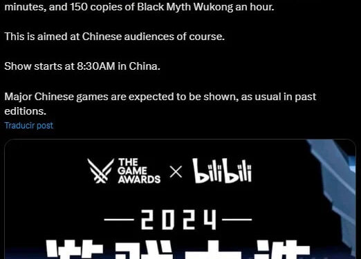 THE GAME AWARDS 2024: BILIBILI SORPRENDERÁ CON REGALOS EXCLUSIVOS 1 THE GAME AWARDS 2024: BILIBILI SORPRENDERÁ CON REGALOS EXCLUSIVOS