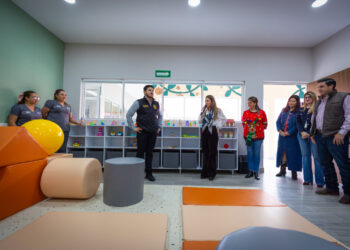 INAUGURAN EN SALINAS VICTORIALA MEJOR GUARDERÍA DEL ESTADO;EL CENTRO DE ATENCIÓN INFANTILBENEFICIARÁ A 4 MIL 500 PERSONASY ES EL MÁS GRANDE DEL NORTEDE NUEVO LEÓN