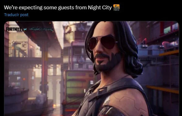 FORTNITE ANUNCIA COLABORACIÓN CON CYBERPUNK 2077