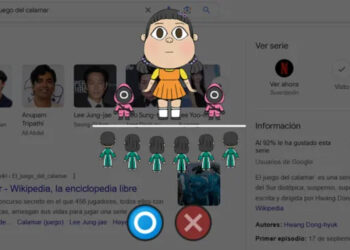 EL JUEGO DEL CALAMAR LLEGA A GOOGLE CON SU PRIMER PRUEBA INTERACTIVA