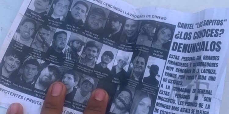 VOLANTES DESDE EL AIRE ACUSAN A INFLUENCERS EN CULIACÁN 1 VOLANTES DESDE EL AIRE ACUSAN A INFLUENCERS EN CULIACÁN