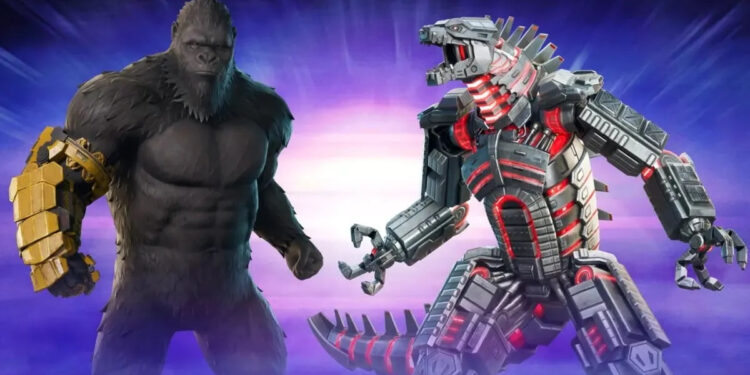 FORTNITE DA LA BIENVENIDA A KONG, GODZILLA Y MECHAGODZILLA